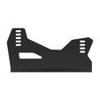 Sabelt Seat Brackets, adjustable, for P, S, and X series - black image number null