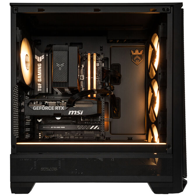 KingForge Gaming-PC Gold, AMD Ryzen 5 7500X3D, RTX 5070, Phanteks Eclipse G400A, without Windows image number 2