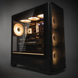 KingForge Gaming-PC Platin, AMD Ryzen 7 7800X3D, RTX 5070 Ti, Phanteks Eclipse G400A, without Windows image number null