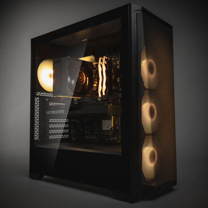 KingForge Gaming-PC Silver, AMD Ryzen 5 9500F, RTX 5060 Ti 16GB, Phanteks Eclipse G370A image number 8