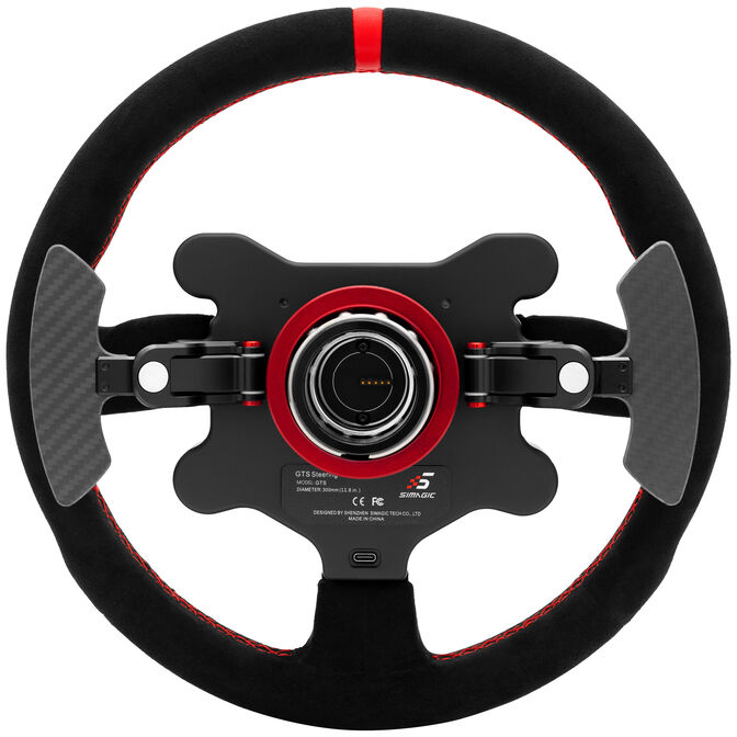 Simagic GTS Alcantara Steering Wheel &ndash; 30 cm Lenkrad mit Schnellverschluss image number 1