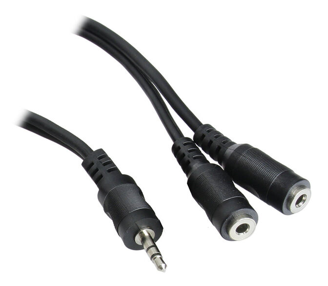InLine Y-Kabel 3,5mm Audio-Adapter 0,2m image number 0
