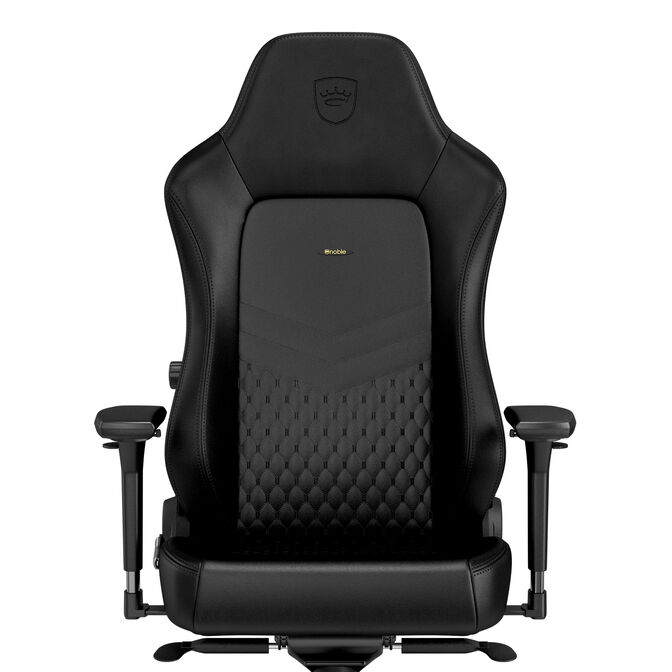 noblechairs HERO Real Leather Gaming Chair Black image number 1