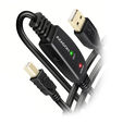 Axagon Active USB 2.0 Verbindungskabel A-B 20m image number null