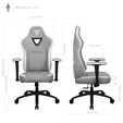 ThunderX3 Eaze Loft Gaming Chair Grey Gaming-Stuhl image number null