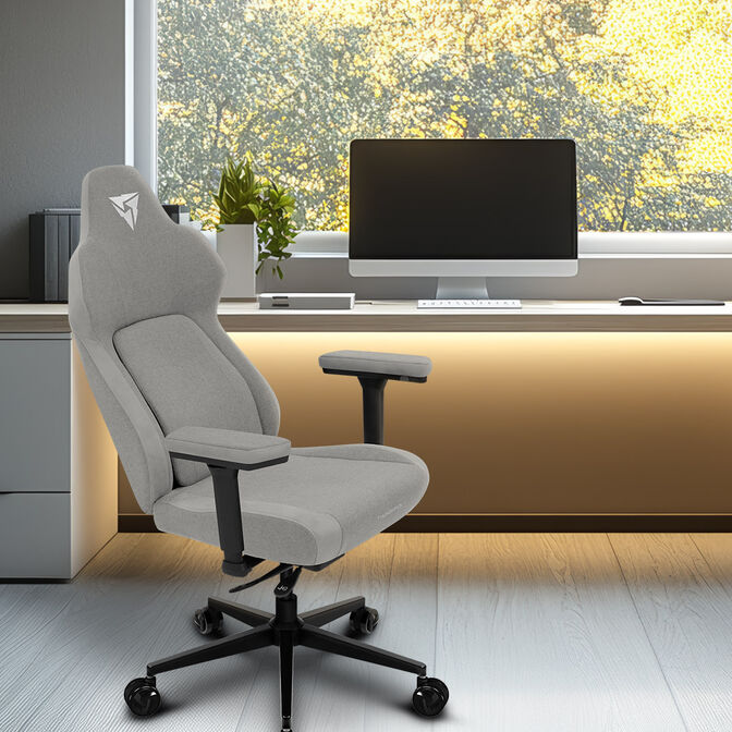 ThunderX3 Core Smart Ergonomic Gaming Chair Loft Light Grey image number 7