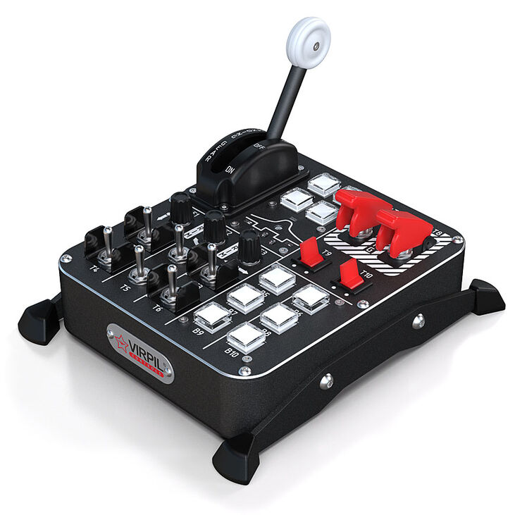 Virpil Controls Universal Control Panel 2 RGB (24 Controls) Black image number 1