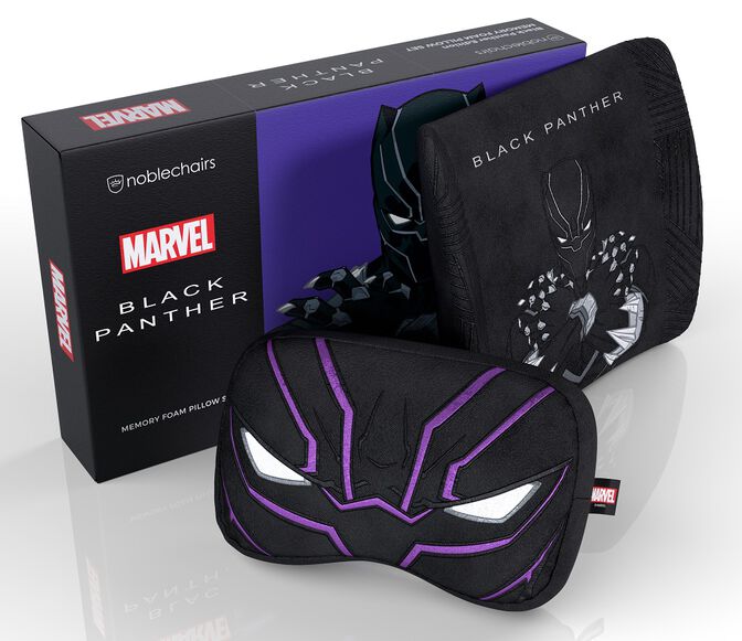 noblechairs Memory Foam Kissen-Set Black Panther Edition image number 0