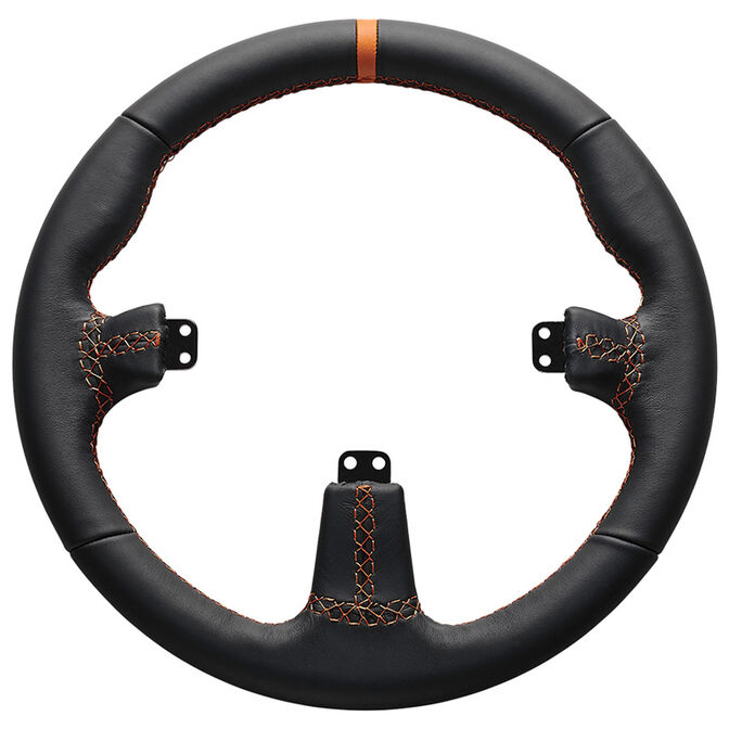Asetek SimSports GT Rim &ndash; Rundes Lederlenkrad image number 1