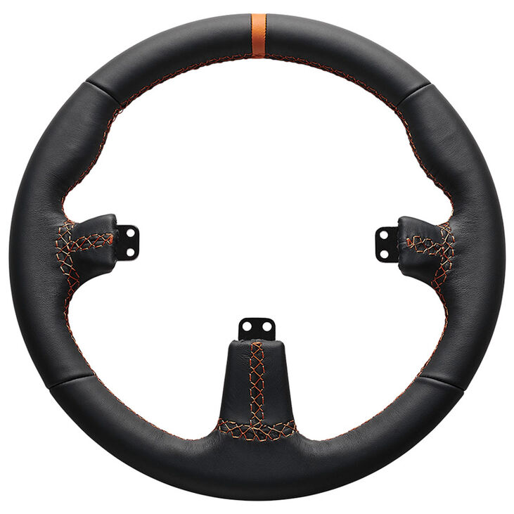 Asetek SimSports GT Rim – Rundes Lederlenkrad image number 1