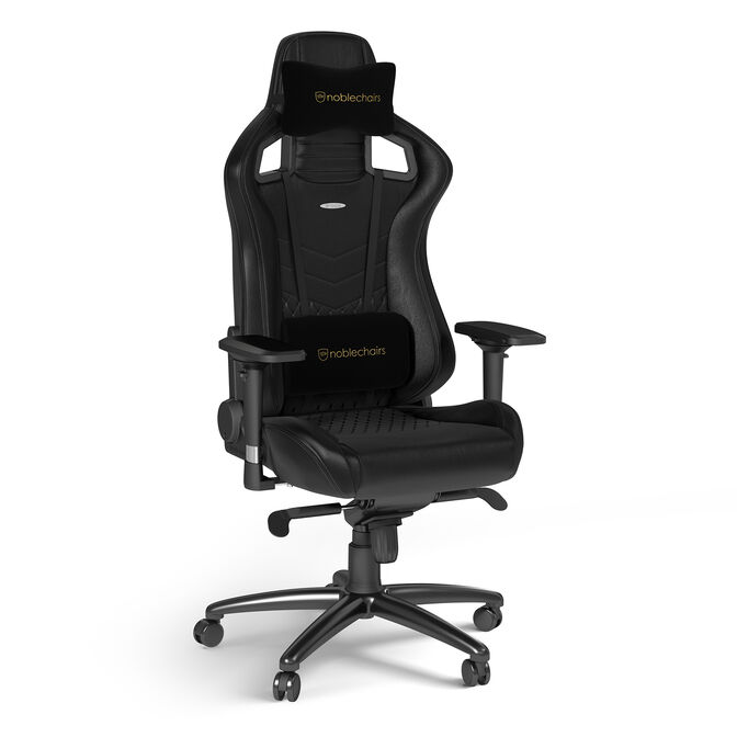 noblechairs EPIC Real Leather Gaming Chair Black image number 0