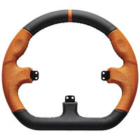 Asetek SimSports GT Rim – Geschlossenes D-Leder Orange