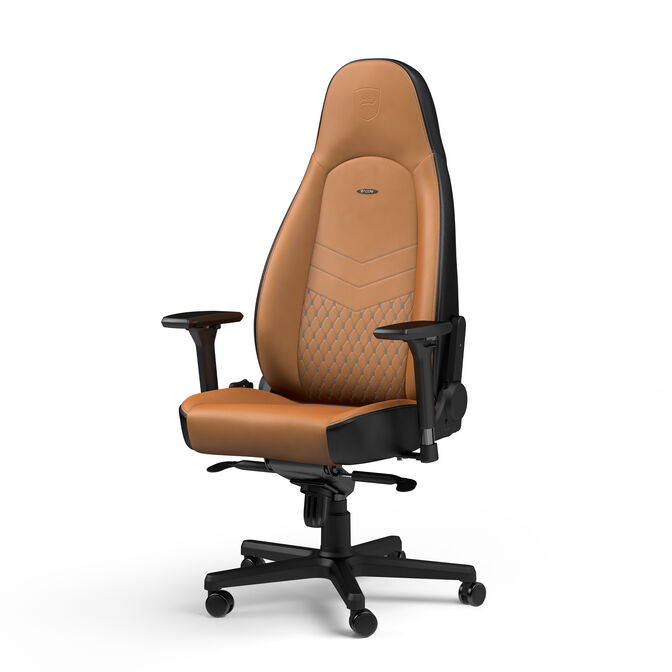 noblechairs ICON Real Leather Gaming Chair Cognac image number 0