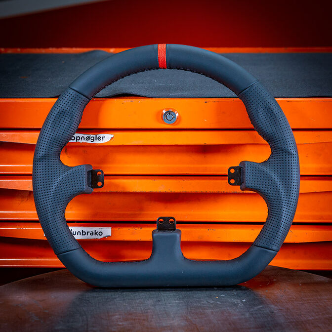 Asetek SimSports GT Rim &ndash; Geschlossenes Leder Schwarz image number 2