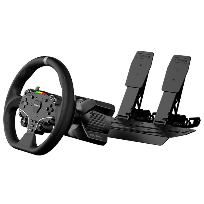 MOZA R3 Lenkrad & Pedalset &ndash; Kompatibel mit PC image number 1