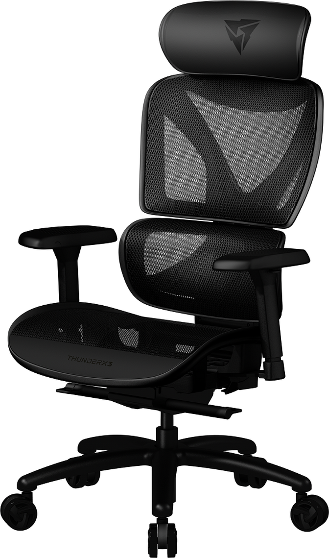 ThunderX3 XTC Ergonomic Office Chair Mesh Black image number 1