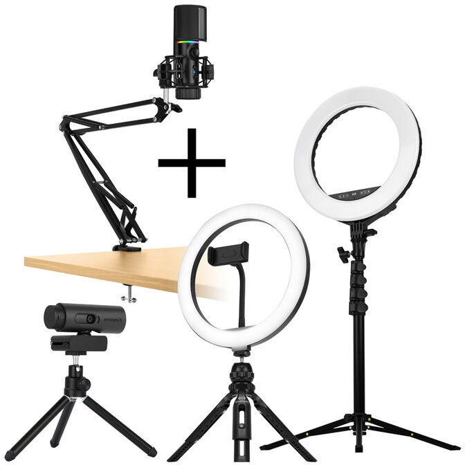Streamplify Streaming Pro Bundle &ndash; Cam, Mic & Light image number 0
