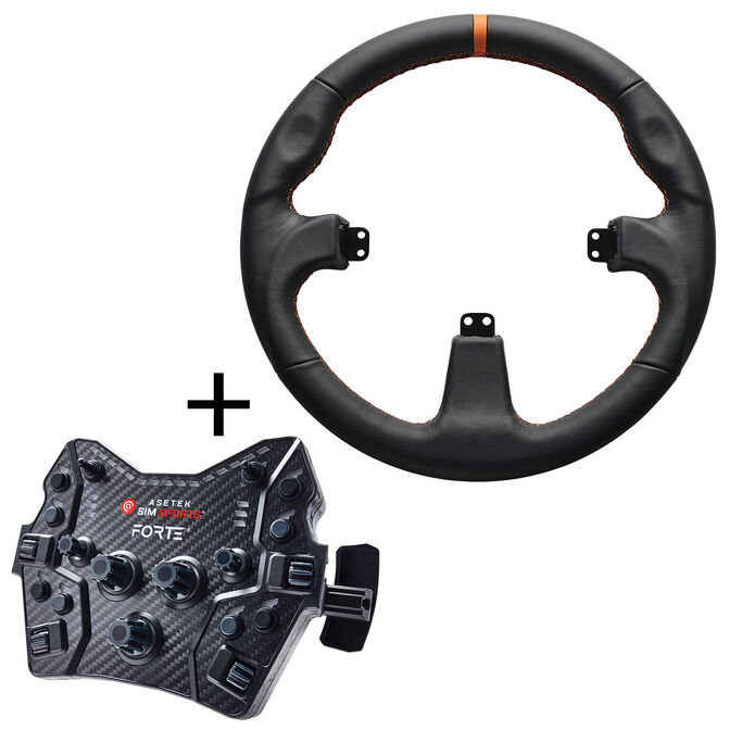 Asetek SimSports Forte GT Buttonbox Black Edition image number 0
