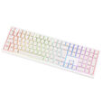 Ducky Zero 6108 Pure White Wireless Keyboard image number null