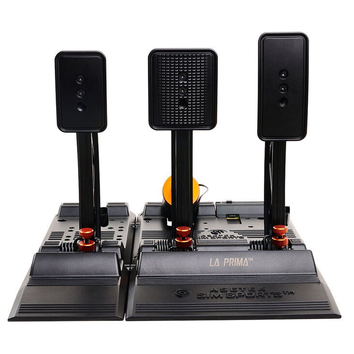 Asetek SimSports Gas & Bremse + Kupplung – SimRacing Pedalset image number 1