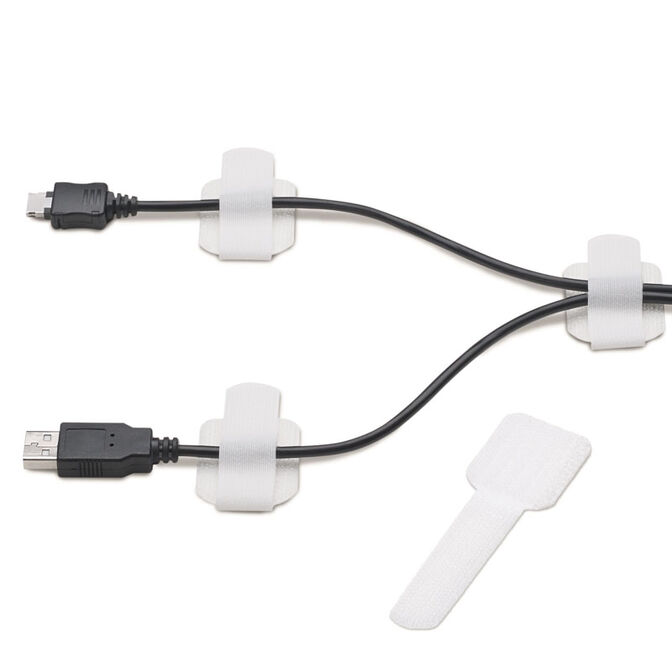 LABEL THE CABLE PRO Kabelhalter Wand 50er Set Wei&szlig; image number 4