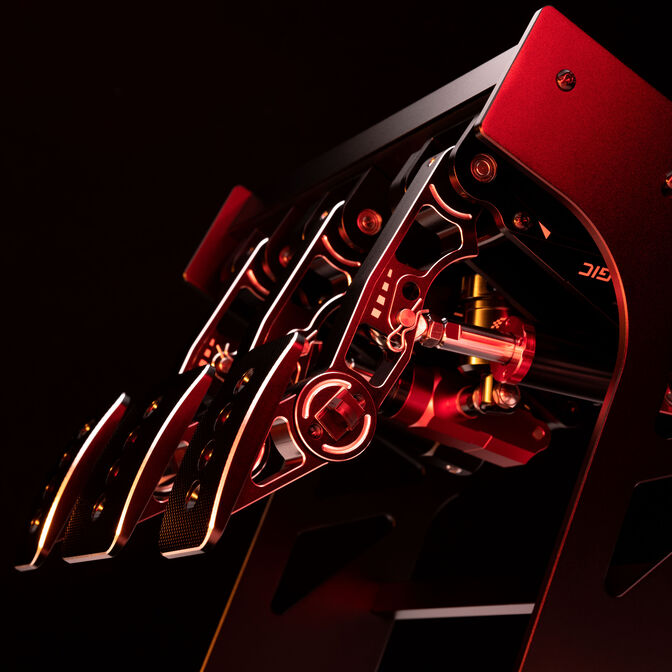 Simagic P1000i RS Invertiertes Pedalset &ndash; Schwarz image number 5