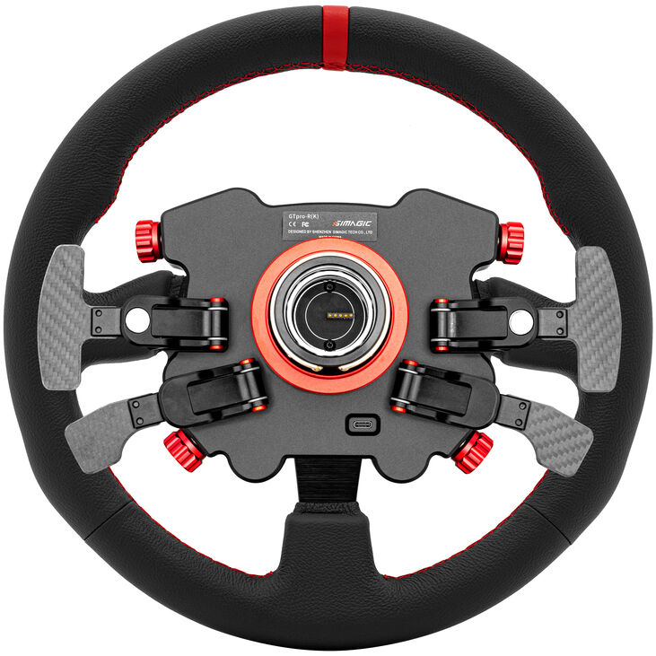 Simagic GT1 Pro Hub Steering Wheel – Lederlenkrad mit Drehknopf image number 1