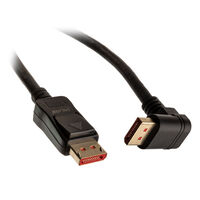 InLine DisplayPort 2.1 8K-Kabel abgewinkelt 1m