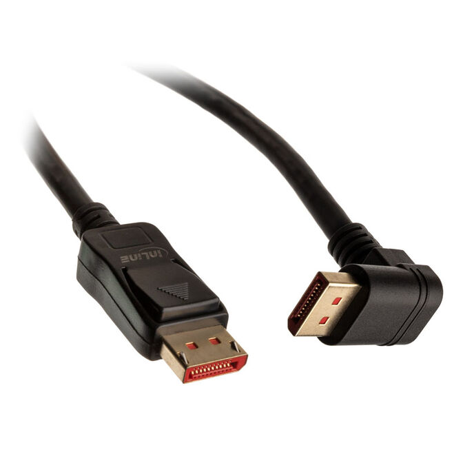 InLine DisplayPort 2.1 8K-Kabel abgewinkelt 1m image number 0