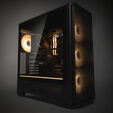 KingForge Gaming-PC Gold, AMD Ryzen 5 7500X3D, RTX 5070, Phanteks Eclipse G400A, without Windows image number null