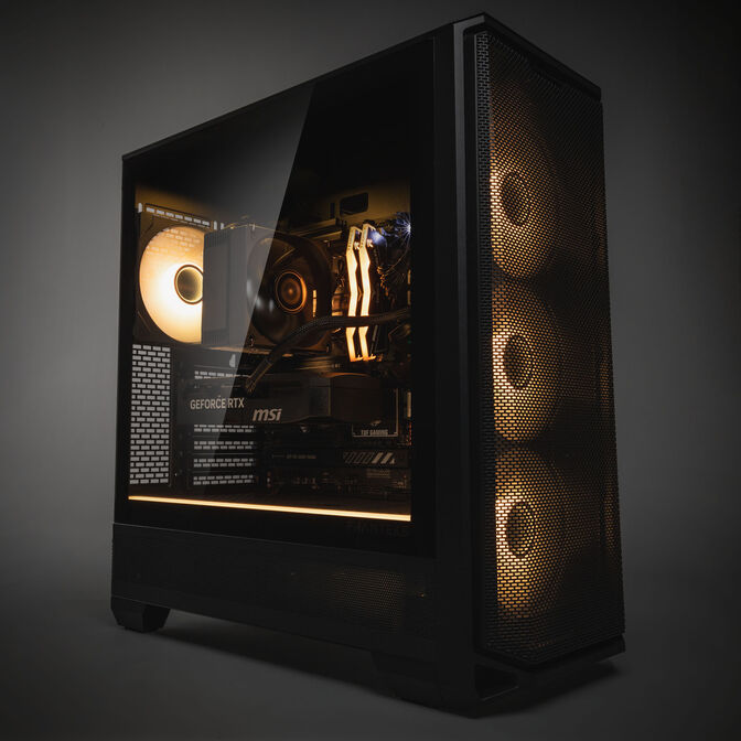 KingForge Gaming-PC Gold, AMD Ryzen 5 7500X3D, RTX 5070, Phanteks Eclipse G400A, without Windows image number 8
