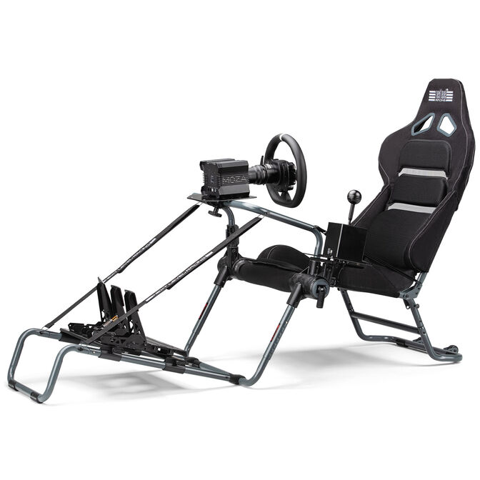 Next Level Racing GTLite Pro Folding Cockpit &ndash; Carbon Grey Edition image number 2