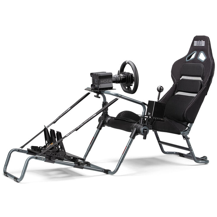 Next Level Racing GTLite Pro Folding Cockpit – Carbon Grey Edition image number 2