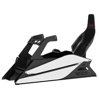 RES-TECH GT Sim Racing Cockpit – Glänzend Weiß