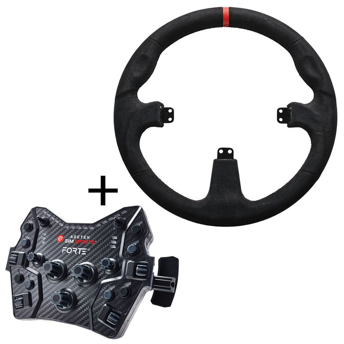 Asetek SimSports Forte GT Button Box Black Edition image number 0