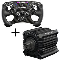 Fanatec ClubSport V2.5 – Schwarzes Lenkrad mit 12Nm Basis