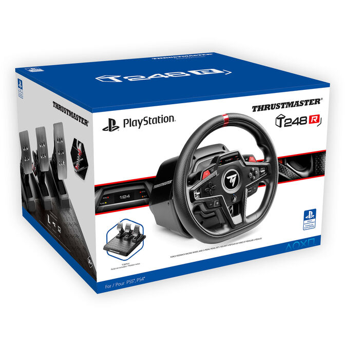 Thrustmaster T248R Racing Wheel Set Force Feedback Black image number 8