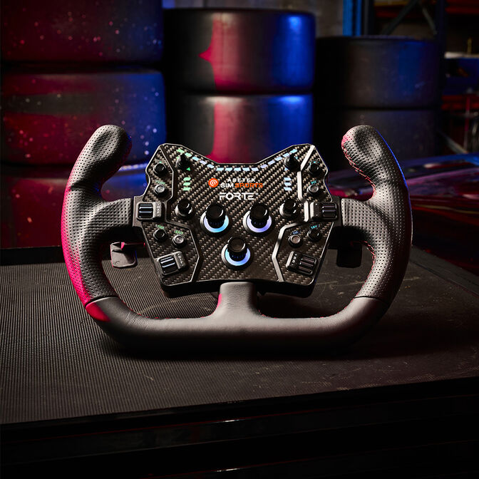 Asetek SimSports Forte GT Button Box V2 &ndash; Schwarz/Orange image number 6