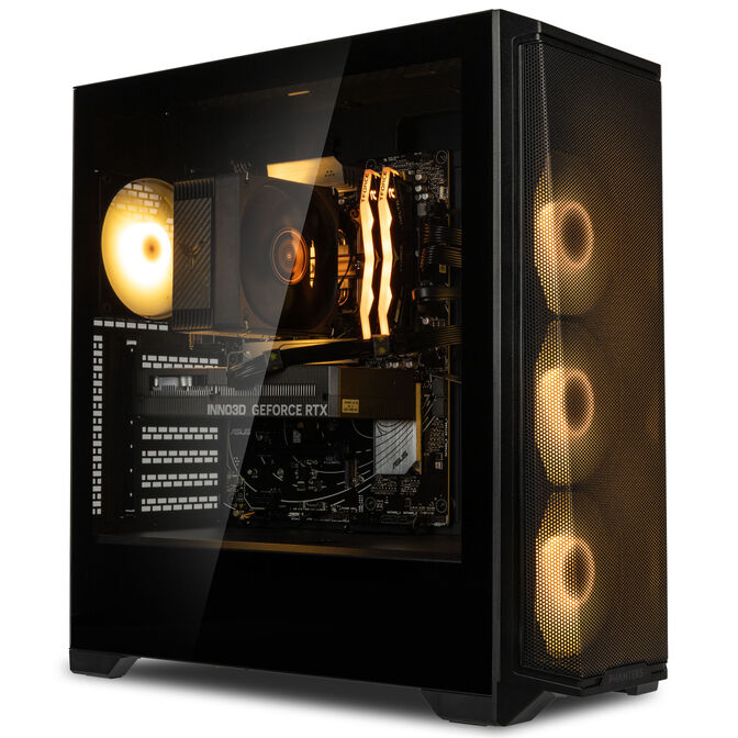 KingForge Gaming-PC Bronze, AMD Ryzen 5 7500F, RTX 5060, Phanteks Eclipse G370A, without Windows image number 0