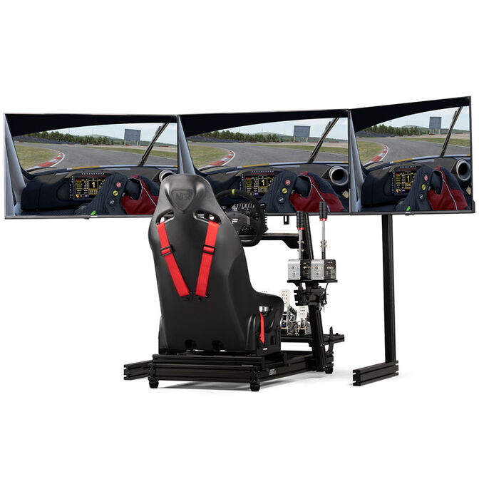 Next Level Racing ELITE Triple Monitor Stand Add-On - black image number 4