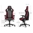 noblechairs EPIC Gaming Chair Mousesports Edition Black/Red image number null