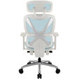 ThunderX3 XTC Ergonomic Office Chair White Blue image number null