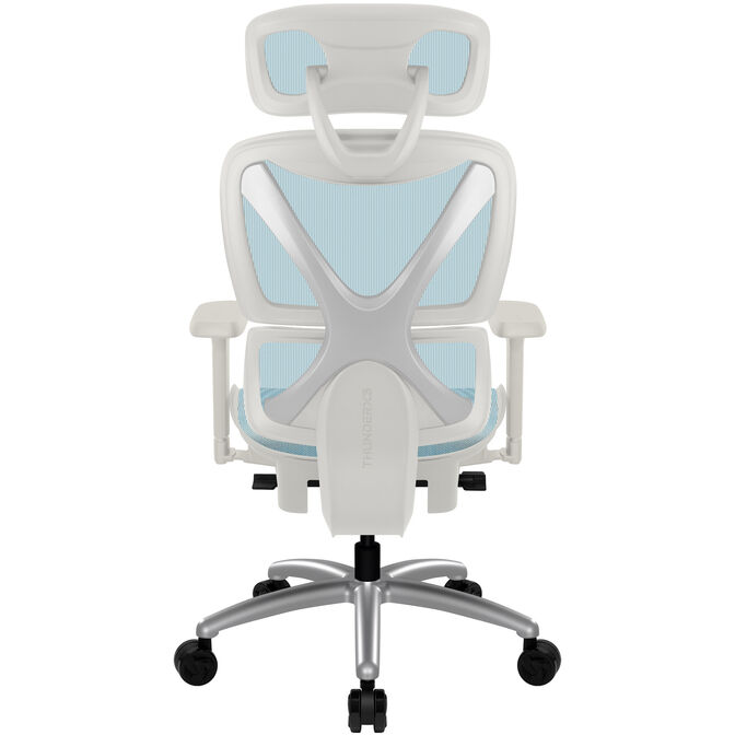 ThunderX3 XTC Ergonomic Office Chair White Blue image number 4