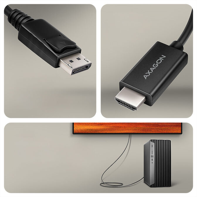 Axagon RVD-HI20C2 DisplayPort-auf-HDMI 1,8m image number 2