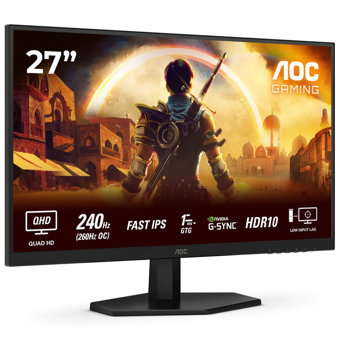 AOC Q27G42ZE 27 Zoll WQHD Monitor 240Hz image number 1
