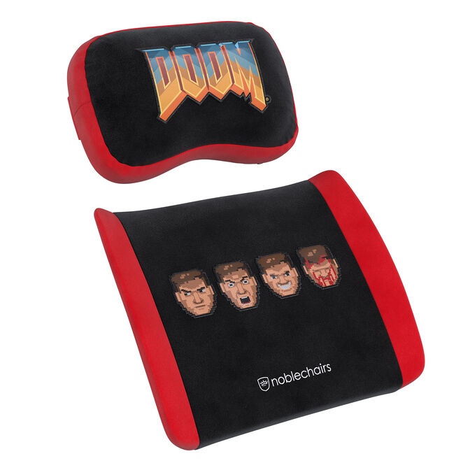 noblechairs Memory Foam Cushion Set DOOM Retro Edition image number 1