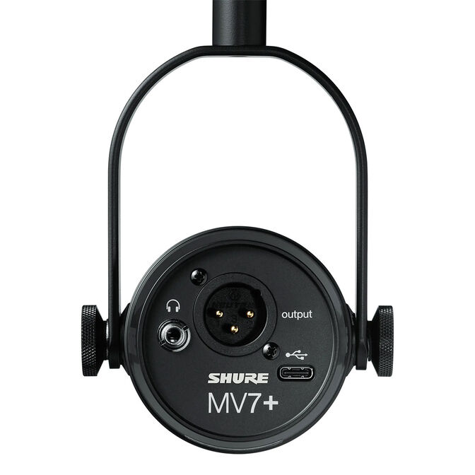Shure MV7 Podcast Mikrofon XLR/USB Schwarz image number 3