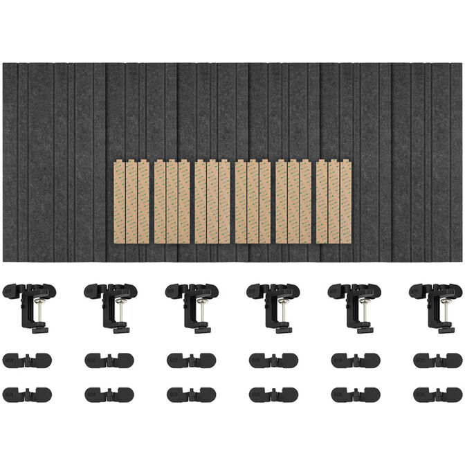 Streamplify Acoustic Panel 6-Pack Grey image number 3