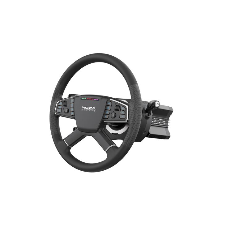 MOZA Multifunction Steering Column – 28-fach Schaltmodul in Schwarz image number 6