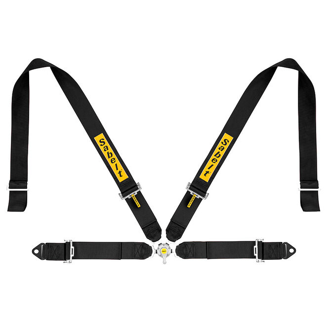Sabelt Sim Seatbelts Kit, 4-point harness, with mounting kit, compatible with P, S, and X series &ndash; black image number 0